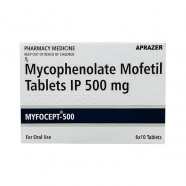 Купить Микофенолата мофетил (Myfocept-500) 500мг таблетки №60 в Курске